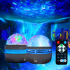 StarGlow Galaxy Projector met sterrenhemel en watergolfprojecties, perfect voor sfeer in slaapkamer of feesten.