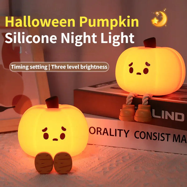 PumpkinGlow Dimbare Halloween Nachtlamp