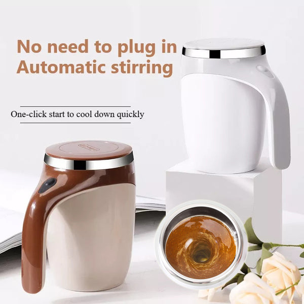 SmartMix Self-Stirring Mug – Automatische roerfunctie en oplaadbare mok, ideaal voor koffie, thee en meer